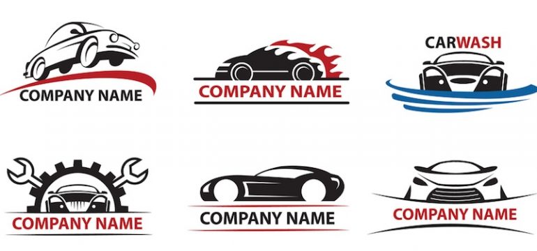 Silver Color Car Repair Logo Template - TemplateMonster