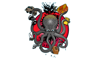Grunce Illustrative Logo Design